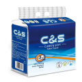 C&amp;S Premium calidad biodegradable papel higiénico